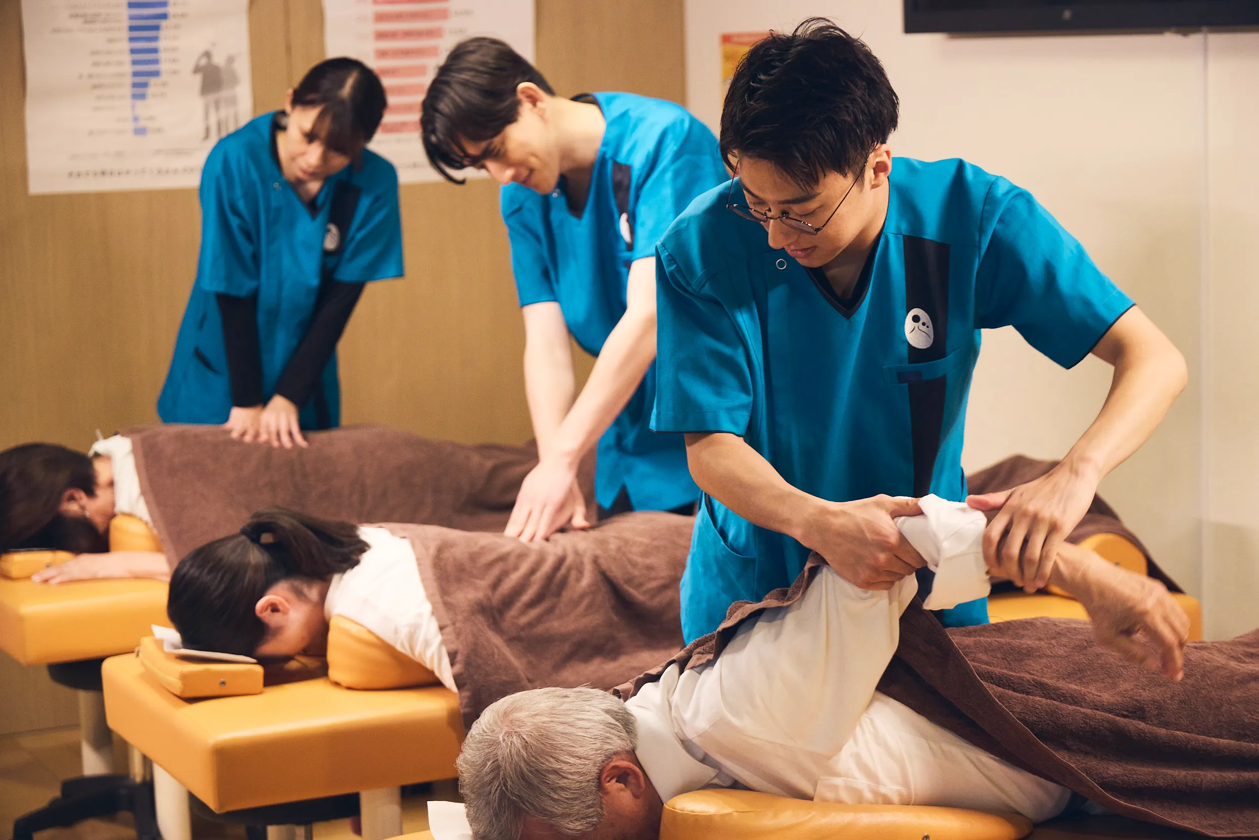 こころ整体院の施術風景